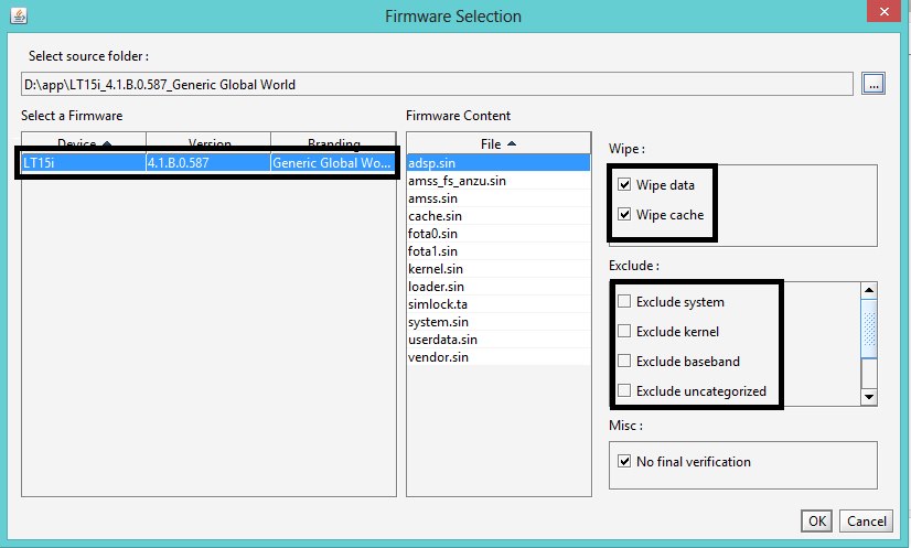 ftf файл прошивки flashtool
